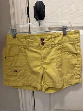 Pilcro Sunlit Yellow Cargo Shorts